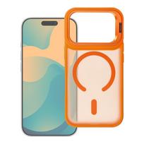 Case for iPhone 17 Pro Forcell F-Protect Shadow Stand Premium MagSafe compatible orange