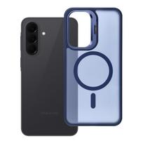 Samsung A37 Case Forcell F-Protect Shadow Stand Premium compatible with MagSafe navy blue
