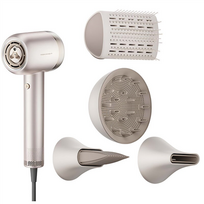 DREAME AHG40A-PK | Hair Dryer | 2000 W | 4 Temperature Settings | Ionic Function | Diffuser Nozzle | Rose Gold