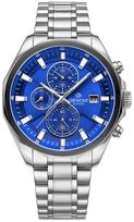 Giewont Chronograph Sapphire Men's Watch / silver-blue
