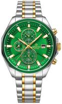 Giewont Chronograph Sapphire Men's Watch / silver-green