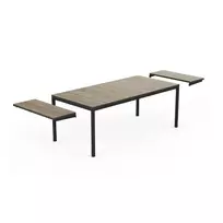 Keter Garden table extendable Deco Porto Nova Extendable 200-280 ash wood tone/black