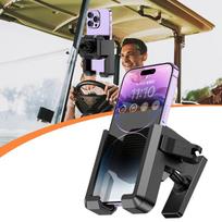 YYS Magnet Phone Clamp Ultra-Stable ABS Slim Body Adhesive Pad Mounting Living Use 3-6.7 Magnetic