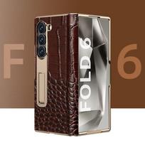 For Samsung Z Fold 7 Phone case with High-end crocodile Pattern Hinge protection Cover Suitable for Samsung Z Fold 6 5 4 3 Opp Bag&For Samsung zfold 6