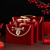 Luxury Wedding Gift Set: High-End Engagement Box and Handbag for Betrothal