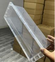 Insulated PVC Terrarium for Reptiles & Pets: Ideal for Horned Frogs, Scorpions, Spiders, Hermit Crabs