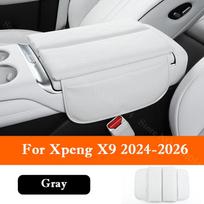 For Xpeng X9 Xiaopeng X9 Car Styling Armrest Cover Interior Center Console Armrest Box Protective Pad Leather Cushion Mat kava