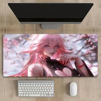 Extra Large Keyboard Desk Mat microfiber cloth surface desk grip rubber base for PC laptop keyboard desk setup ideal desk pad fo 400x800x2mm