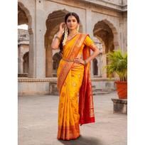 New Launch Premium Paithani Silk Saree Collection brown