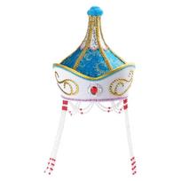 Traditional Mongolian Ethnic Hat Costume Props Headwear For Folk Dance Stage Performances Parades And Special Occasion mėlyna