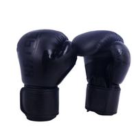 1 pora 8 oz 10 oz bokso pirštinių, atsparios dėvėjimuisi, smūgiavimo pirštinės, pusvidutinio svorio, kikboksas black-children