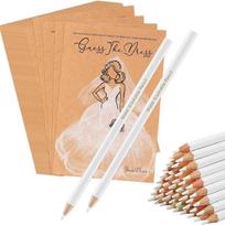 Guess The Dress Bridal Shower Games 30 Set with Pen