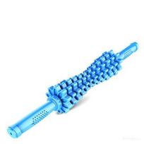 Gear Massager Muscle Relaxation Roller Fascia Rod Leg Fitness Massage Body Care Tool Manual Stick Wheel Household Yoga Aerobics mėlyna