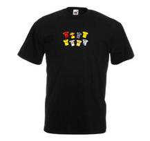 Watford Retro Kits Black T-Shirt Adult tshirt Great Gift Classic Kits XL