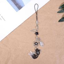 1pc Colorful Fish Star Keychain Lanyard Wrist Strap Phone Chain Cell Phones String Cartoon Fringe Cellphone Chain Keyring Strap juoda