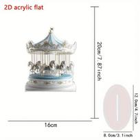 Charming Carousel Music Box - Ideal for Home or Office Decor