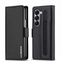 For Samsung Galaxy Z Fold 7 6 5 4 3 Fold7 Premium Leather Wallet Case with S Pen Slot and Card Holder Business Magnetic Cover Galaxy Z Fold6 juoda