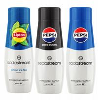 3 Syropy Sodastream Herbata Lemon Ice Tea + Pepsi + Pepsi Max