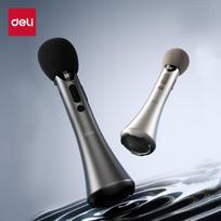 Deli 15W Wireless Handheld Microphone & Speaker Amplifier (CN version) juoda spalva
