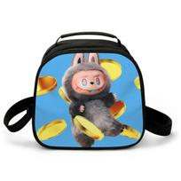 Picnic Bag Primary And Secondary School Students Thermal Insulation Bag Cartoon Animation Handbag Lightweight Wear-Resistant Lunch Box Bag