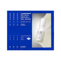 IOPE Retinol Serum In Gel Mask Set 4 Sheets Plus 1 Bonus Sheet Skin Elasticity Firming