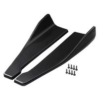 Car Front Rear Bumper Strip Lip Spoiler Diffuser Splitter Scratch Protector For Mercedes E Class W210 W211 W212 W213 W213 W214 Black NEW