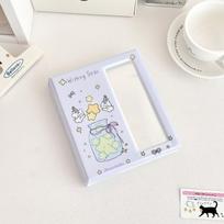 Album Para Fotografias Photocard Supplies Cartoon Photo Booth Album Idol Photo Album With 20 Capacity Transparent Inner Pages violetinė