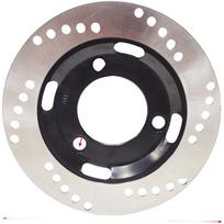 Black 180mm Disc Brake Concave-convex Design Wave Pattern Steel Construction Heat Dissipation For Electric Scooter Repair