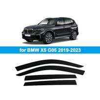for BMW X5 G05 SWB 2019-2025 Car Side Window Visor Weathershield Door Visor Wind Rain Guard Accessories Outside-Mount Tape On for X5 G05 19-25 SWB