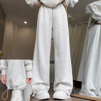 Spring 5-14Y Kids Wide Leg Sweatpants Teenage Girls Boys Sports Pants Streetwear Loose Straight Trousers Children's Clothing 120 pilkšvai balta