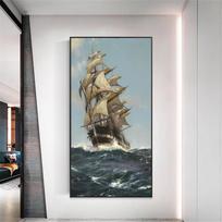 Statiškai prilipdoma privatumo langų plėvelė  Dekoratyvinis burlaivio paveikslas  Langų uždangos Stiklinis lango lipdukas (as the picture,40x60cm WxH)
