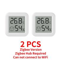 Tuya Zigbee 3.0 Temperature Humidity Sensor APP Remote Control Thermometer via Smart Life For Smart Home Work With Yandex Alexa