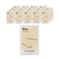MISSHA Airy Fit Sheet Mask Rice Brightening Hydrating Facial Mask Korean Skincare 1 Sheet x 20 pcs white