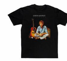 Reti Gordon Lightfoot Sundown Legend juodi unisex marškinėliai S