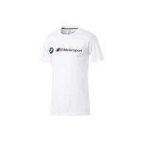 Puma BMW Motorsport Casual Sports Round Neck Short Sleeve T-Shirt Men Tops White 595369-02 L white