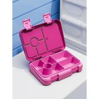 1100ml Lunch Box Microwavable Bento Box Tritan Interlayer Leakproof Storage Box Hermetic Containers Students Adults School 5&2 rožinė raudona spalva