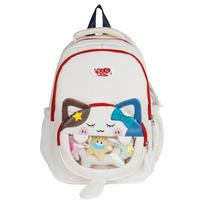 Children's Schoolbag Elementary School Girl Cute Girl High Looking Cat Kindergarten Girl Backpack Lightweight Backpack Without pendant
