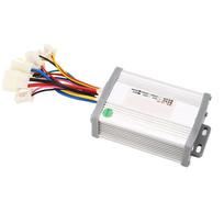 Electric Bicycle Controller Throttle Kit Brushed Set with Headlight Switch 48V 800W white