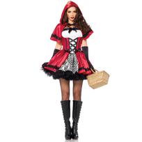 Helovino Raudonkepuraitės kostiumas, naujas modelis, pilies karalienės kostiumas, cosplay uniforma, vilkas ir močiutė S raudona