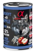 ALPHA SPIRIT WET Ančiuviai su obuoliu – drėgnas maistas šunims – 400g