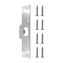 Door Strikes Plate Stainless Steel Heavy Type Reinforcement Plate Door Security Device Suitable for Latches Deadbolts sidabras