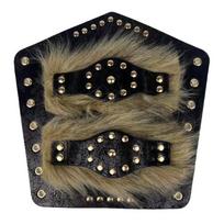 Faux Leather Viking Wrist Guards Three-Strap Armor Wrist Guards  Knight Costume juoda