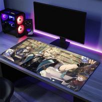 Varka Genshin Impact Game s Mouse Pad Large Desk Mat Keyboard Ergonomic Office Rubber PC Nonslip Antifray Home Custom 800x300x2mm