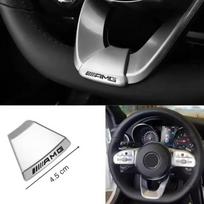 FVNH3 Metalinė Automobilio Vairo Logotipo Lipduko Apdaila Mercedes Benz AMG GLC GLA GLB GLE GLS CLA W204 W205 W169 W176 Priedai