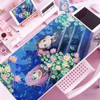 SPYFAMILY Mouse Pad XXL Anya Forger Keyboard Pads Anime Loid Forger Mouse Mat Yor Forger Deskpad 300x800x2mm
