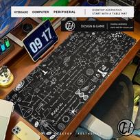 Equation Large Mouse Pad Pc Gamer Math Chemistry Physics Objects Gaming Accessories Teclado Mat Deskmat Laptop Extended HYBXAXC 800x400x2mm