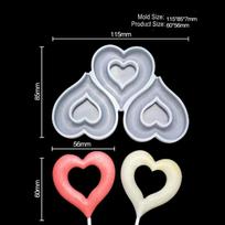 Lollipop Silicone Mold Halloween Christmas Snowmen Gingerbread Easter Bunny Design Chocolate Candy Mould Cake Decorating Tool