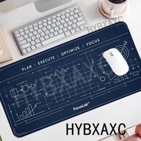 HYBXAXC Laivyno Mėlynas Techninių Duomenų Brėžinys Pelės Kilimėlis Neslystantis Guminis Pagrindas Didelis Stalo Kilimėlis Biurui Prailgintas Žaidimams PC Nešiojamam Kompiuteriui 800x400x2mm