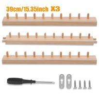 Wooden Loom Chunky Knitting Blanket Machine DIY Crafts Hand Knitting Tool Handmade Weaving Kit for Blanket Making Handicrafts