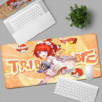Chrysos Heir HD Printing Tribbie Mydei Mouse Pad Nonslip Gamer Office Rubber Laptop PC Mousepad Honkai Star Rail Anime Desk Mat 800x300x2mm